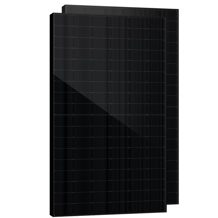 SAKETE Solarmodul 1000W – N-Typ Full Black Solarpanel mit Halbzellen-Technologie, geeignet für Balko
