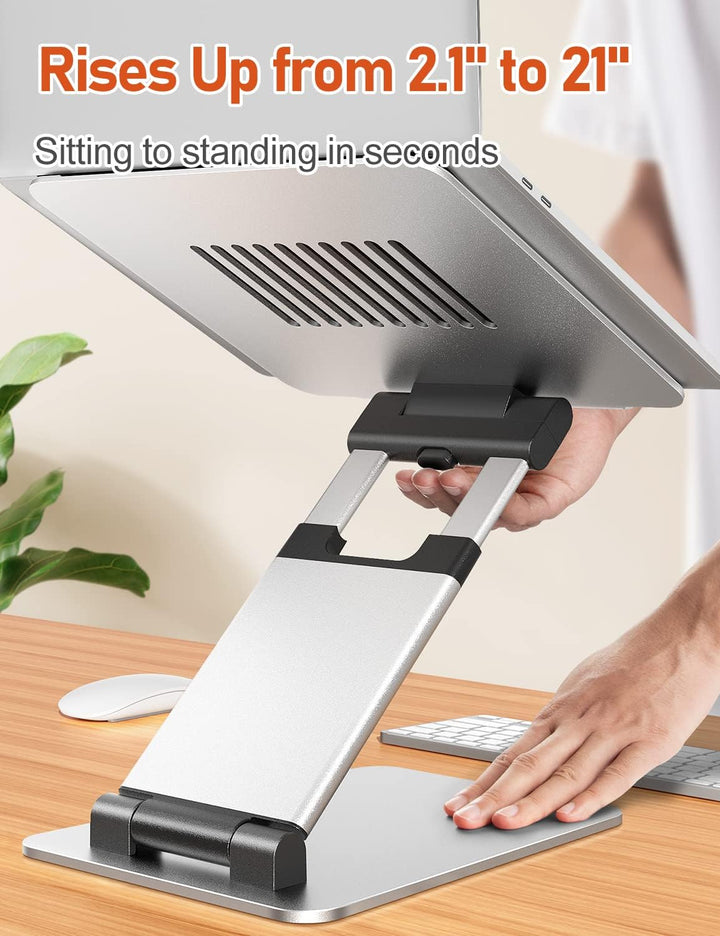 Laptop Ständer Im Stehen Arbeiten, Hoch Höhenverstellbar Laptopständer, Notebook Stand, Erstellen Si