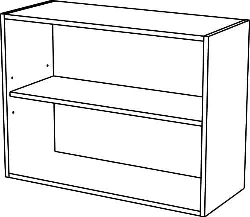 Nova 245196 A0 Schrank Anhänger, (HBT)60 x 80 x 30 cm , weiss
