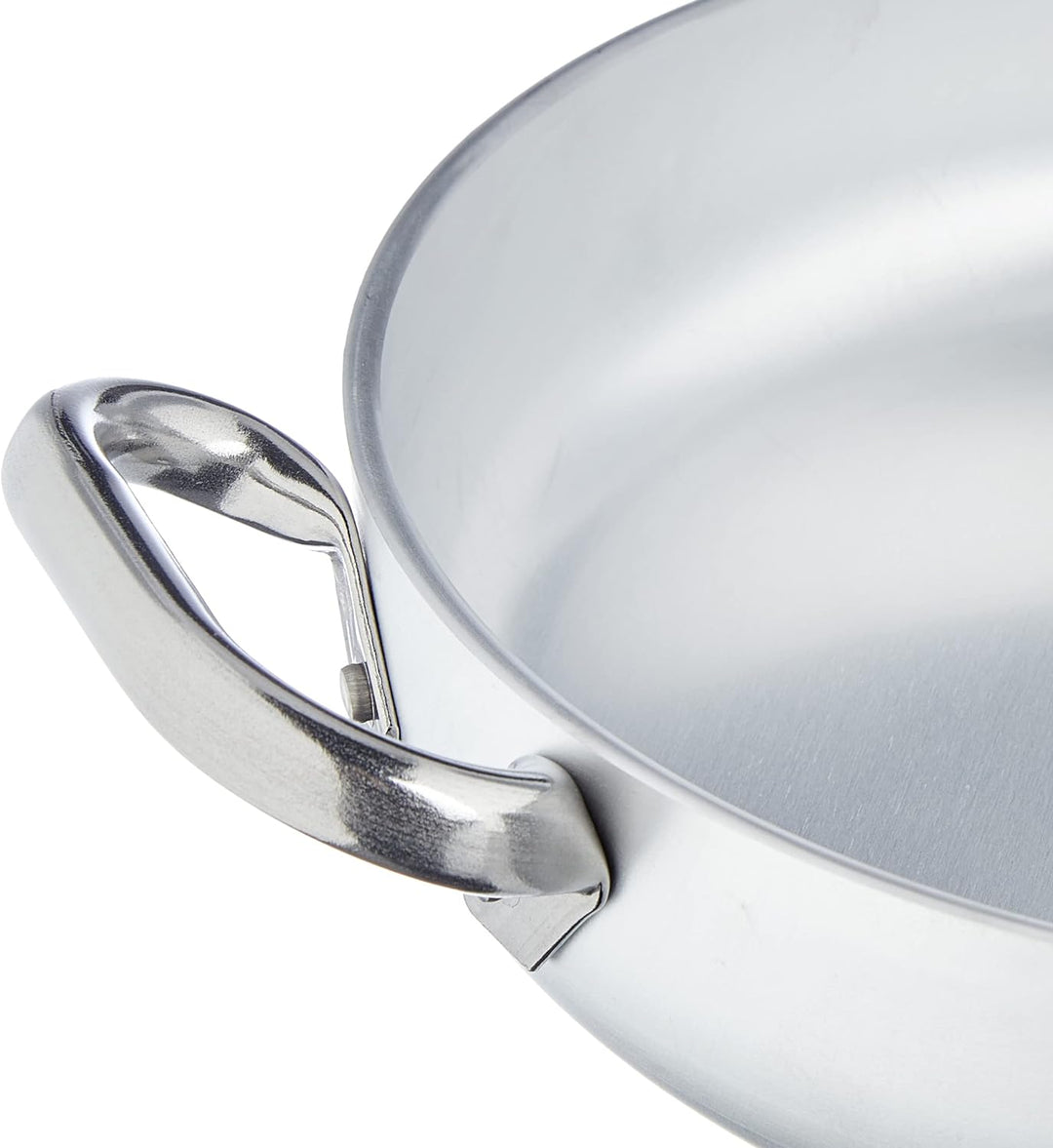 Pentole Agnelli ALMR111028 Strahlungspfanne, professionelles Aluminium 5 mm, 28 cm, 28 cm