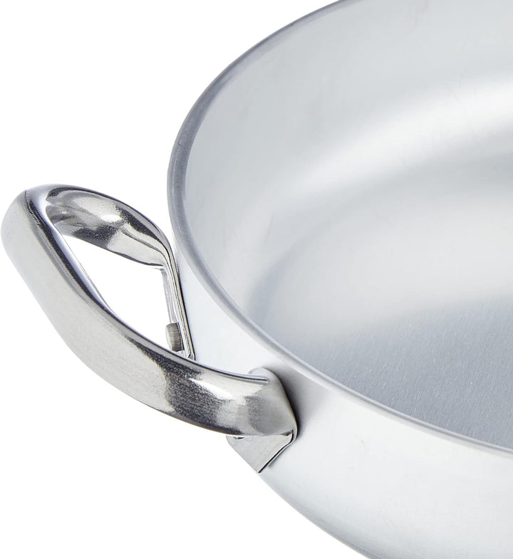 Pentole Agnelli ALMR111028 Strahlungspfanne, professionelles Aluminium 5 mm, 28 cm, 28 cm