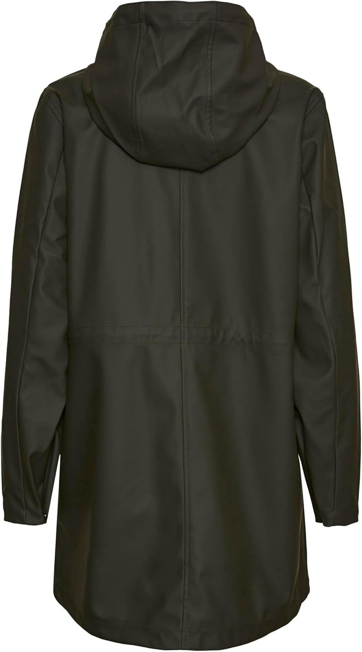 VERO MODA Damen Vmmalou Coated Jacket Noos XS Tall Peat, XS Tall Peat