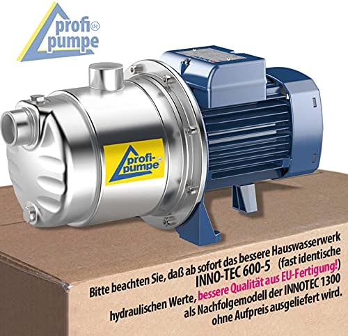 HAUSWASSERWERK HAUSWASSERAUTOMAT SELBSTANSAUGEND KREISELPUMPE PUMPE INNO-TEC 600 Watt LEISE ENERGIES