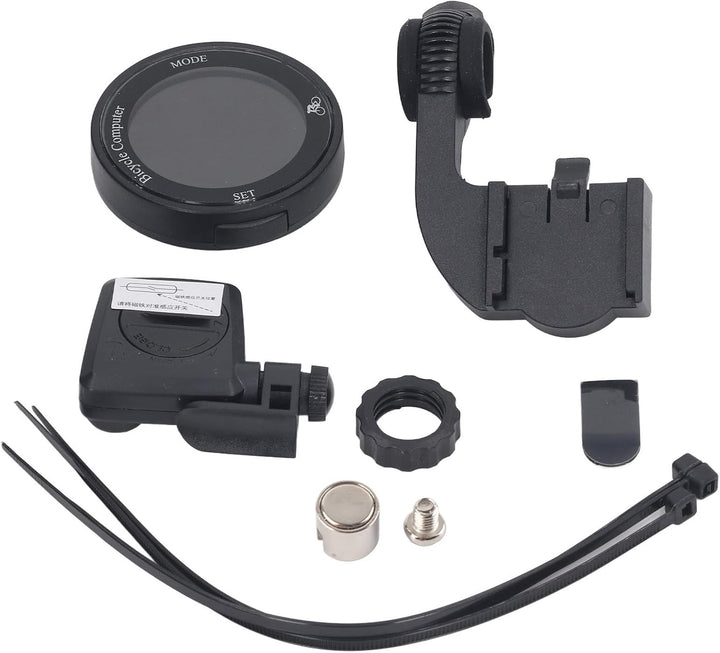 Dpofirs Fahrrad-Tachometer, Kabelloser Kilometerzähler Mit LCD-Display, Wasserdichter Fahrradcompute