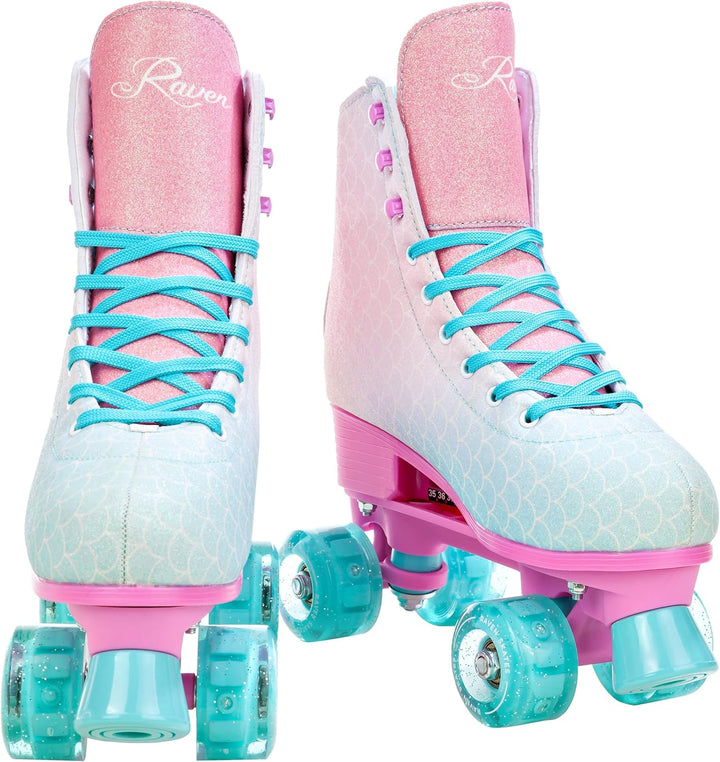 Raven Verstellbare Rollschuhe Roller Skates Trista/Serena - Kugellager Carbon Abec7 - SAS - Shock Ab