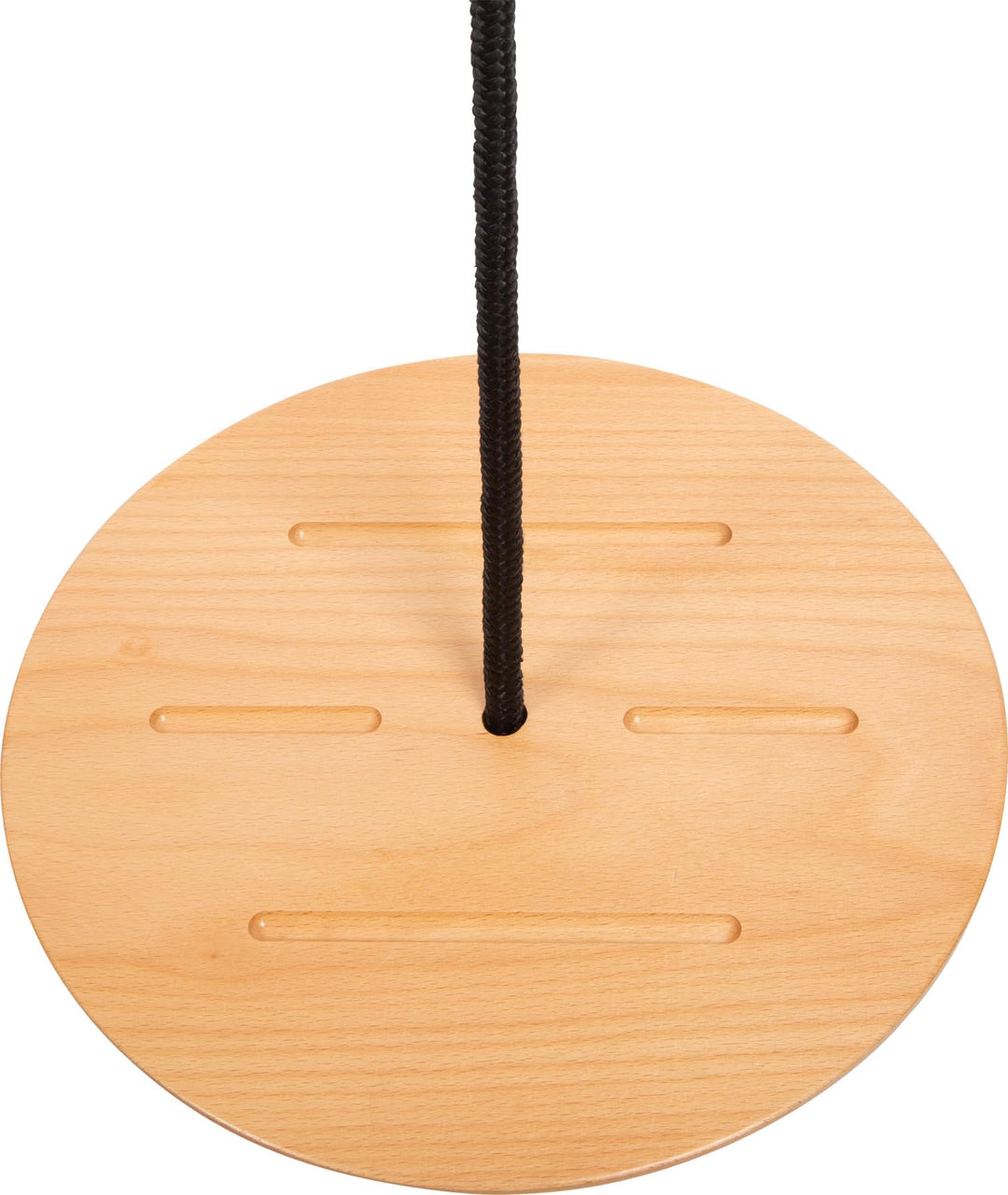 small foot Tellerschaukel mit Kletterseil „Black Line“, Kletterschaukel für Kinder und Erwachsene, a
