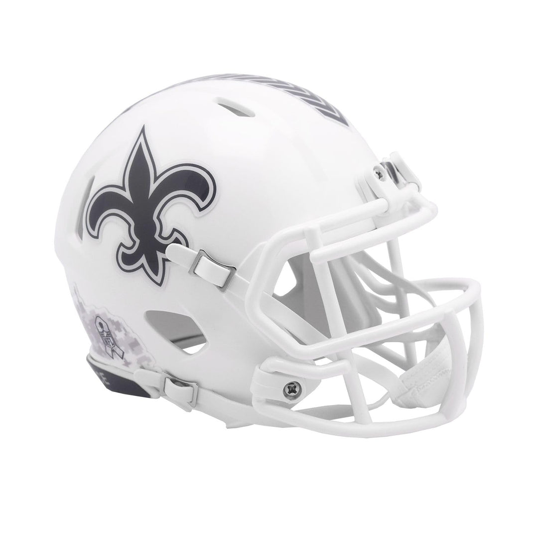 NFL New Orleans Saints Salute to Service 2024 Mini Helm Speed Footballhelm