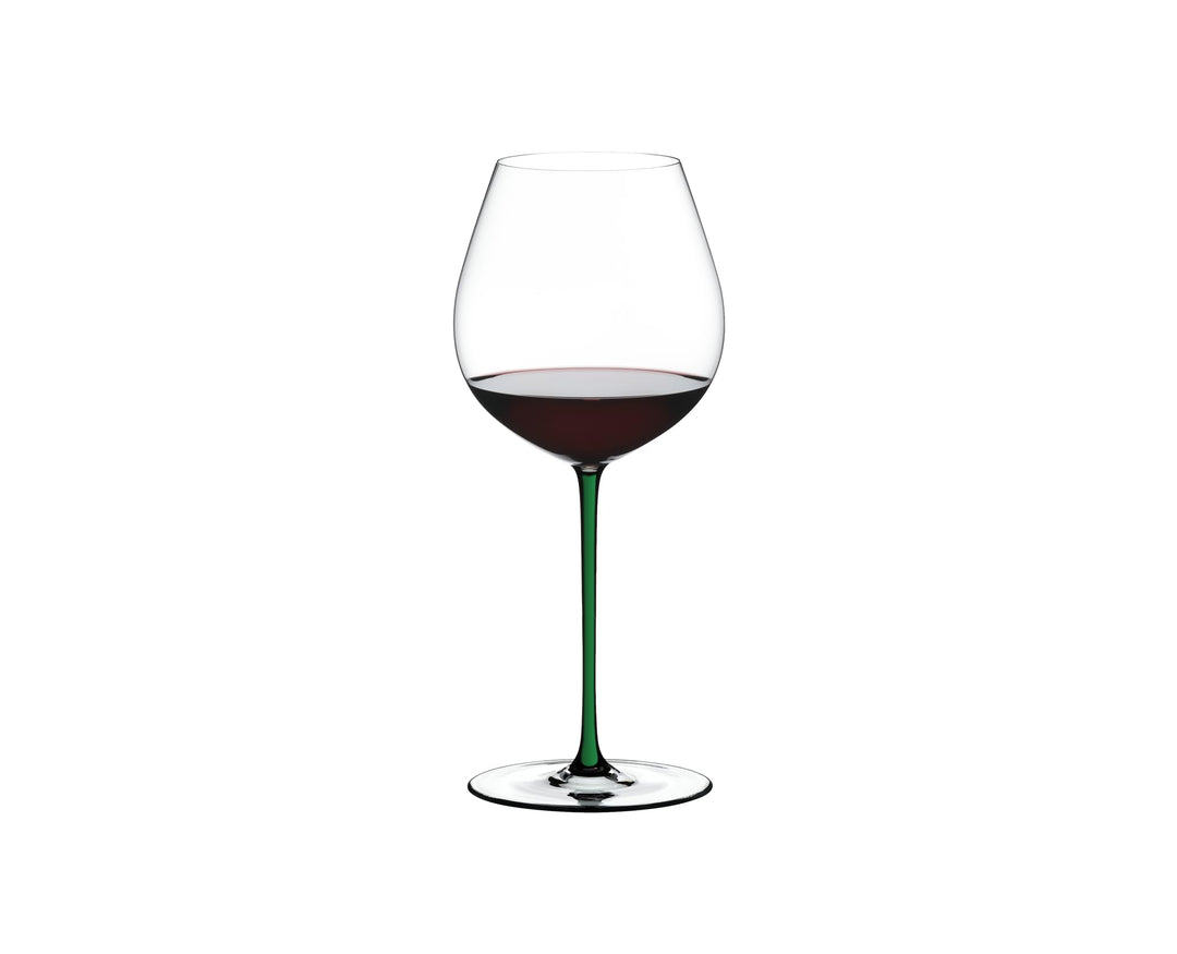 Riedel Fatto A Mano Old World Pinot Noir Weinglas, Grün Pinot Noir Grün, Pinot Noir Grün