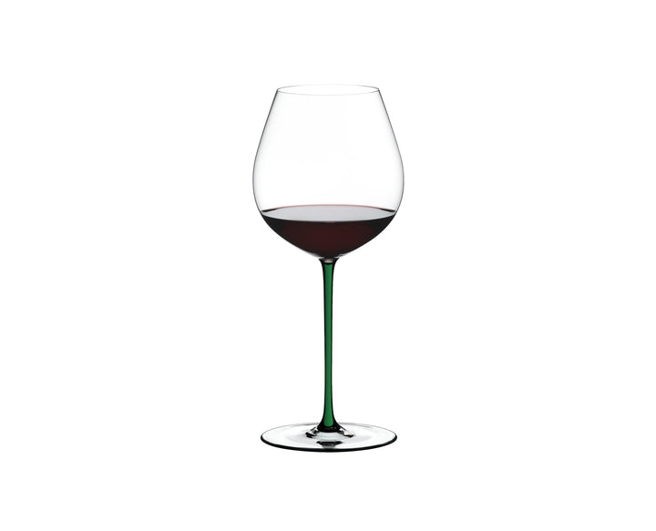 Riedel Fatto A Mano Old World Pinot Noir Weinglas, Grün Pinot Noir Grün, Pinot Noir Grün