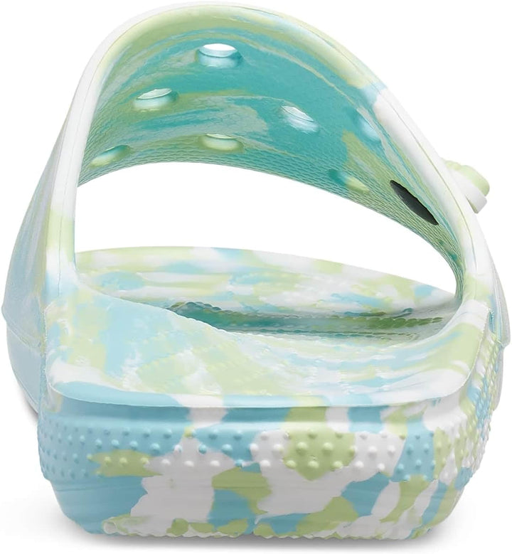 Crocs Unisex Classic Slide Sandalen 43/44 EU Pure Water Multi, 43/44 EU Pure Water Multi