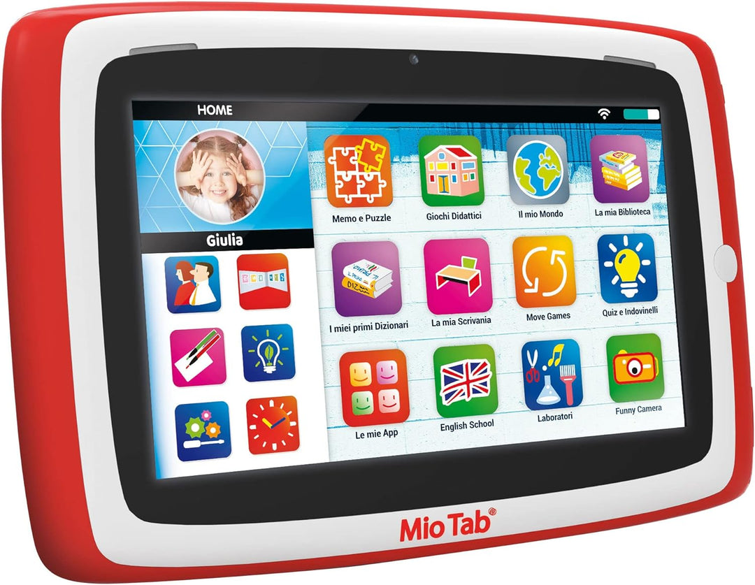 Lisciani -Mio Tab 7'' Evolution 2022, Kinder 6-12 Jahre alt, Speicher 16 GB, Autonom, sensorische Fä