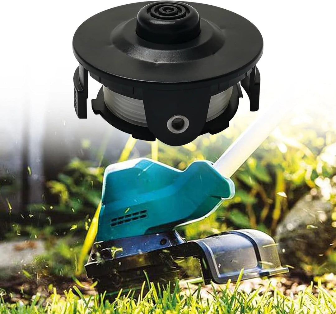 3 Stück Gewindeleitungsspulen und 1 Spulenabdeckung für Makita DUR141 DUR181RF DUR181Z DUR181 DUR180