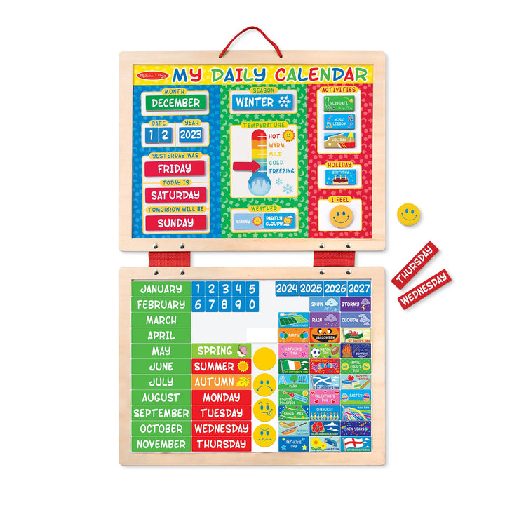 Melissa &amp; Doug My First Daily Magnetic Calendar Magnetischer Kalender, Magnetischer Kalender