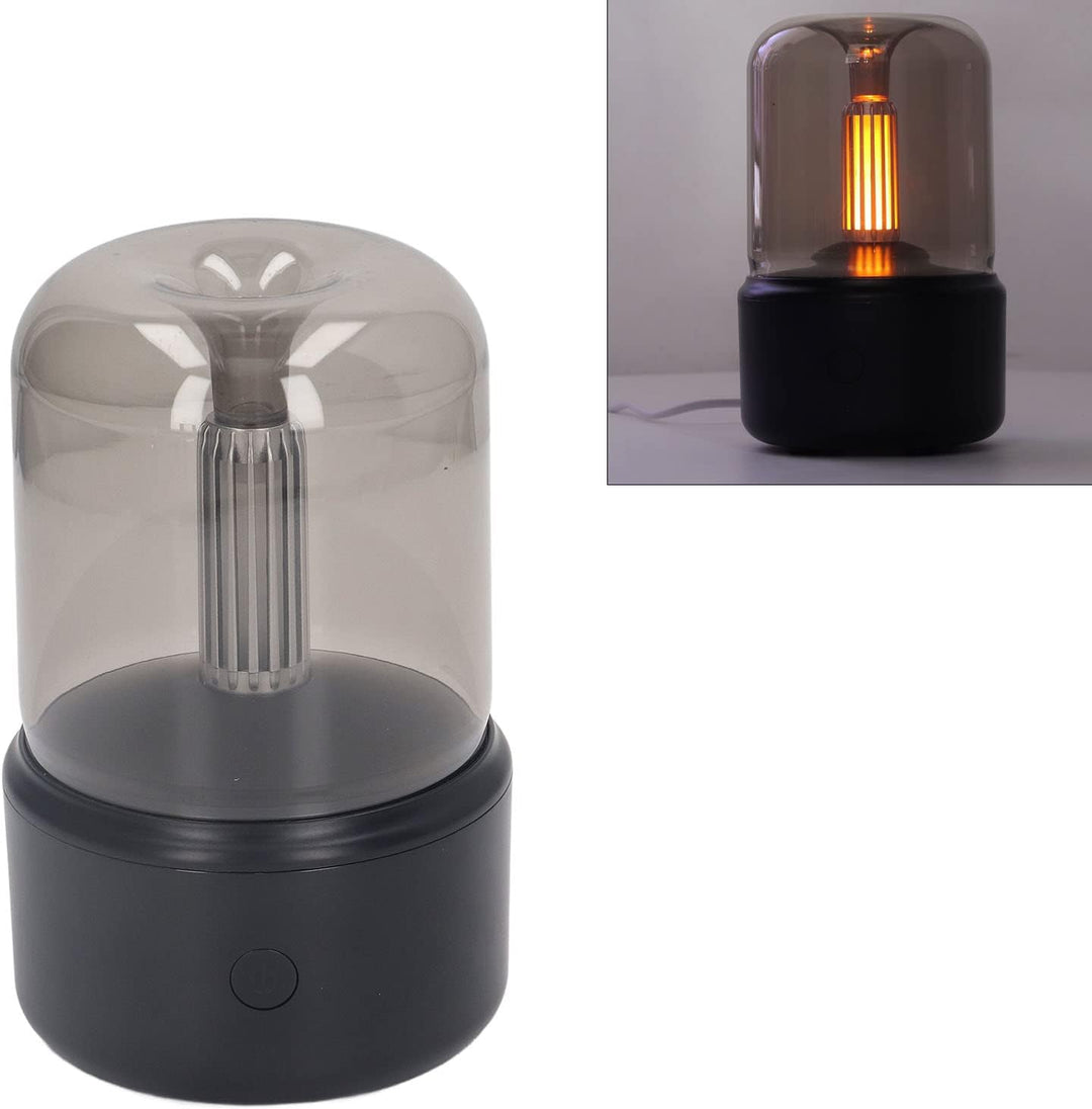 Tragbarer Luftbefeuchter, 120 ml, Aroma-Luftbefeuchter mit Kerzen, Diffusor ätherische Öle, USB, tra