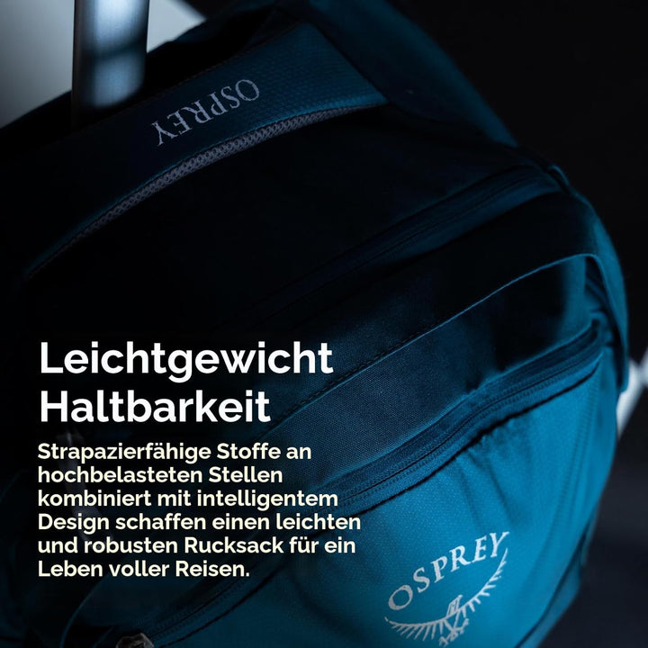 Osprey Herren Farpoint Herren Reiserucksack Rucksack (1er Pack) O/S - Fassungsvermögen 36L Schwarz,
