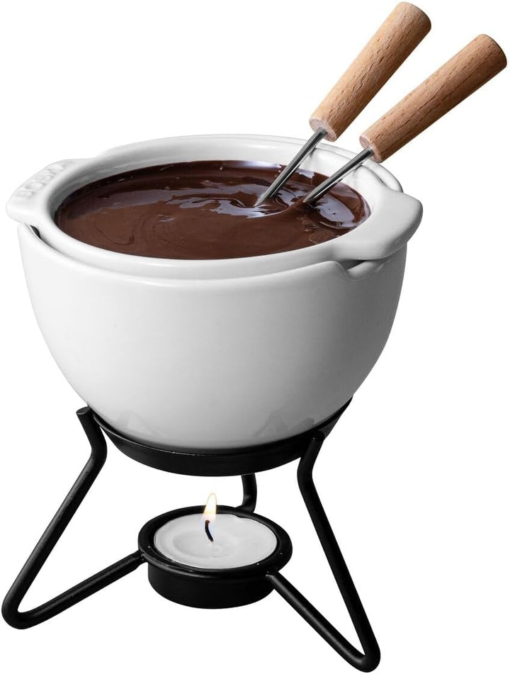 Boska Choco Fondue Petit Marie/Schokoladenfondue-Set „au bain-marie“ / Ohne Anbrennen/Mikrowellengee
