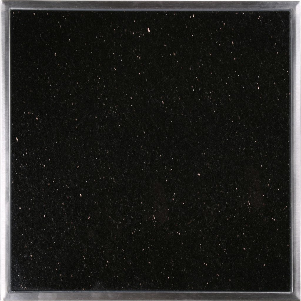 IDEENREICH Granitfeld klein, 25 x 25 x 1,2 cm, Galaxy Star, 1 Stück, Galaxy Star