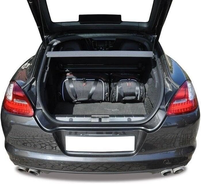 KJUST Kofferraumtaschen 4 STK kompatibel mit Porsche Panamera I (970) 2010-2016