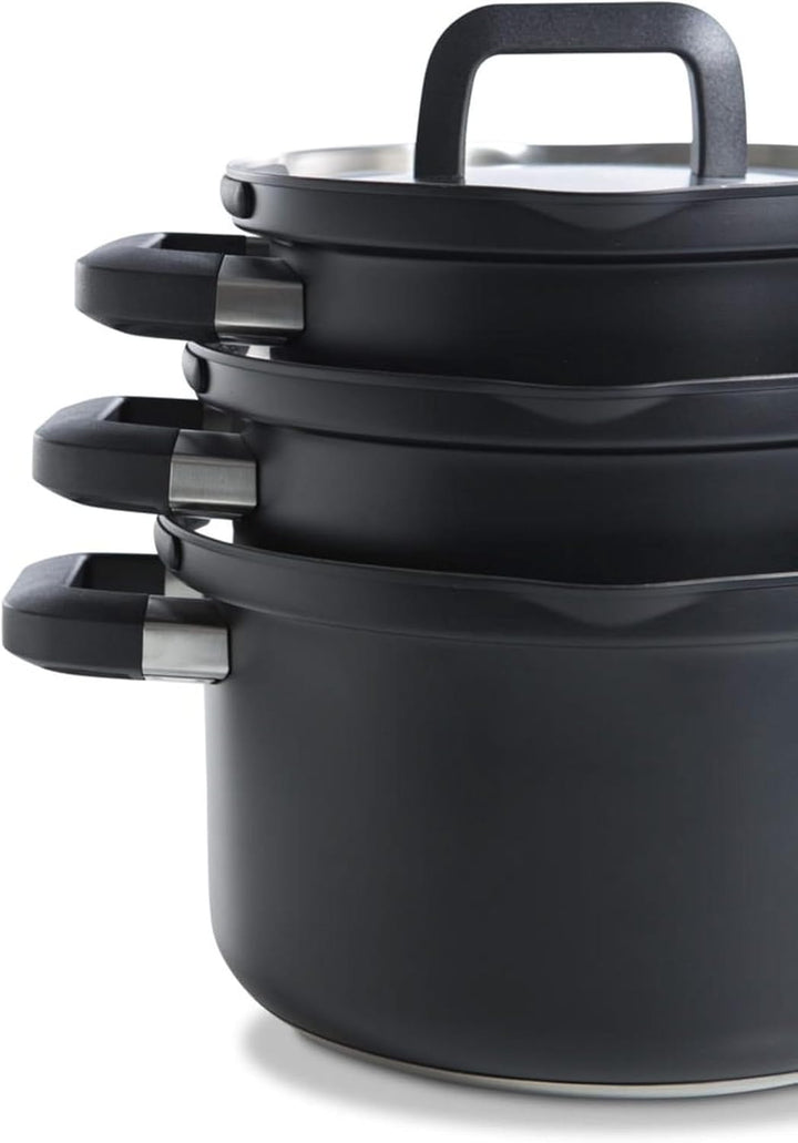 BK Flow Cool Black RVS pannenset 4-delig (1011764)