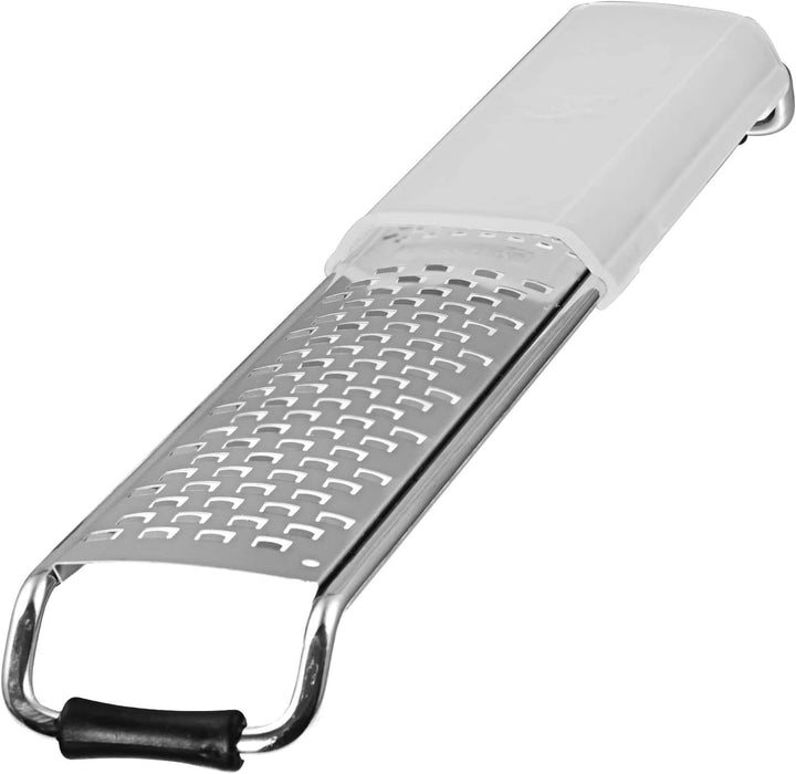 LURCH 220260 Duo-Reibe fein + mittel, 2 Reiben, extra schmal (2,5 x 32 cm) aus Edelstahl,Silber Duo-