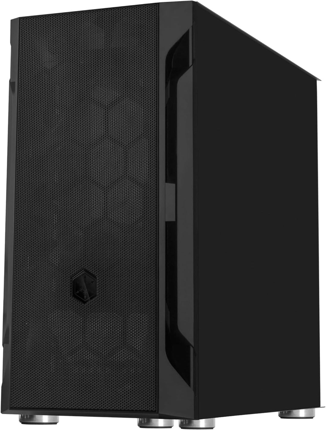 SilverStone Technology FARA H1M, Micro-ATX, Stahlgitter, Hartglas-Seitenblende, Kunststoff, Stahlgeh