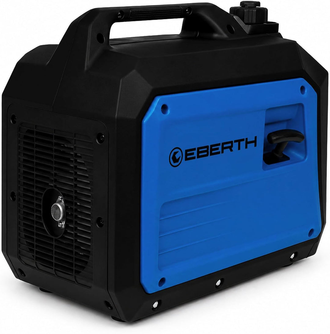EBERTH 3500 Watt Inverter Stromerzeuger leise, Notstromaggregat Benzinmotor, 4-Takt, Stromgenerator