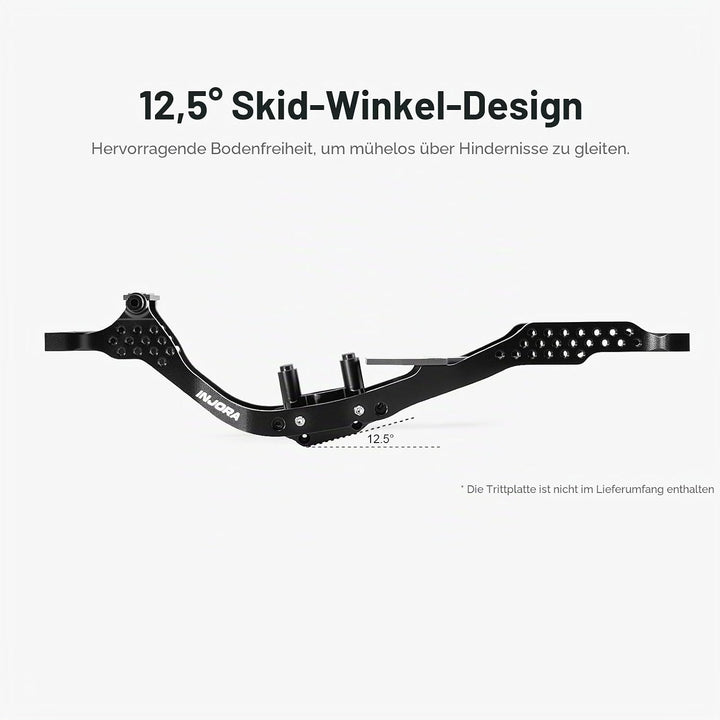 INJORA LCG Aluminium Chassis Bausatz für 1/30 Axial SCX30 Chassis-Bausatz, Chassis-Bausatz