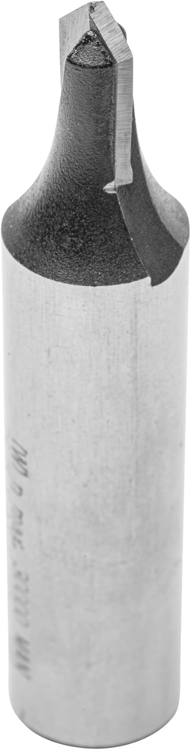 ENT 12084 V-Nutfräser und Schriftenfräser HW, Schaft (S) 12 mm, Durchmesser (D) 6,35 mm, NL 9,5 mm,