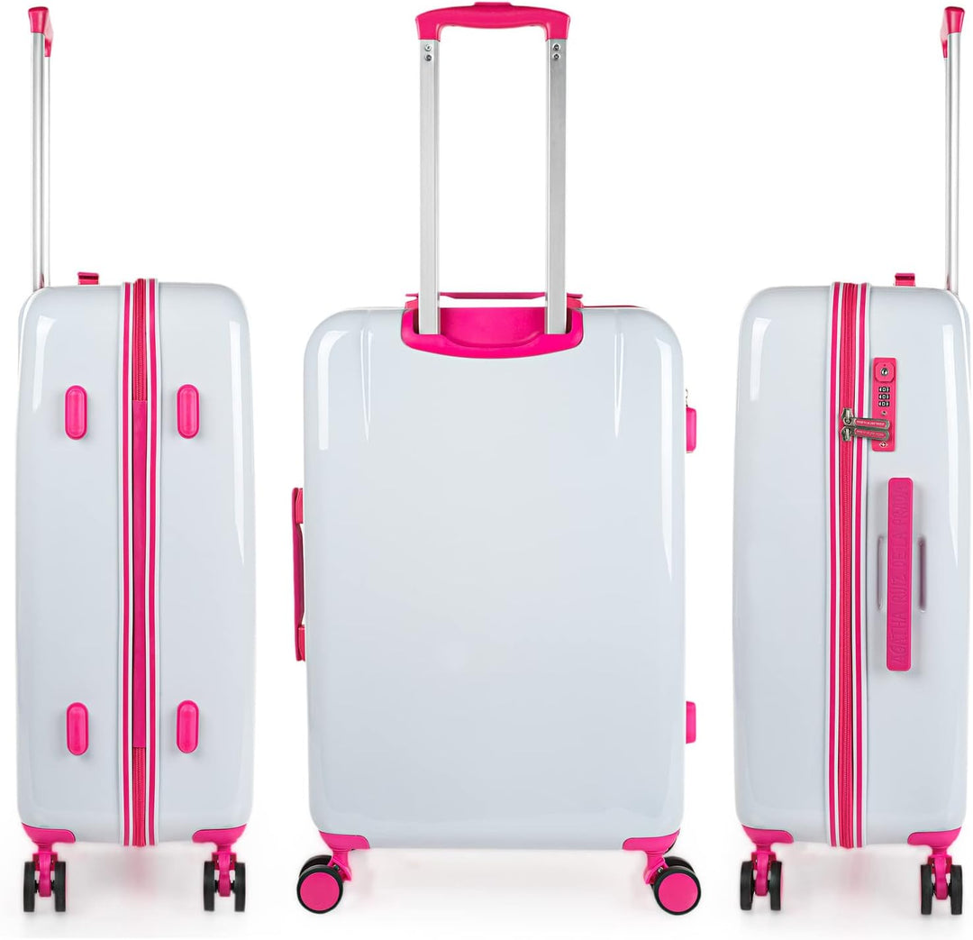 Koffer Mittelgross - Polycarbonat hochwertiger und Stabiler reisekoffer mit Blocks 65 cm, Blocks 65