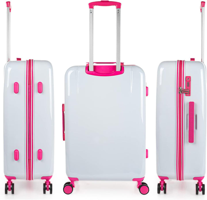 Koffer Mittelgross - Polycarbonat hochwertiger und Stabiler reisekoffer mit Blocks 65 cm, Blocks 65