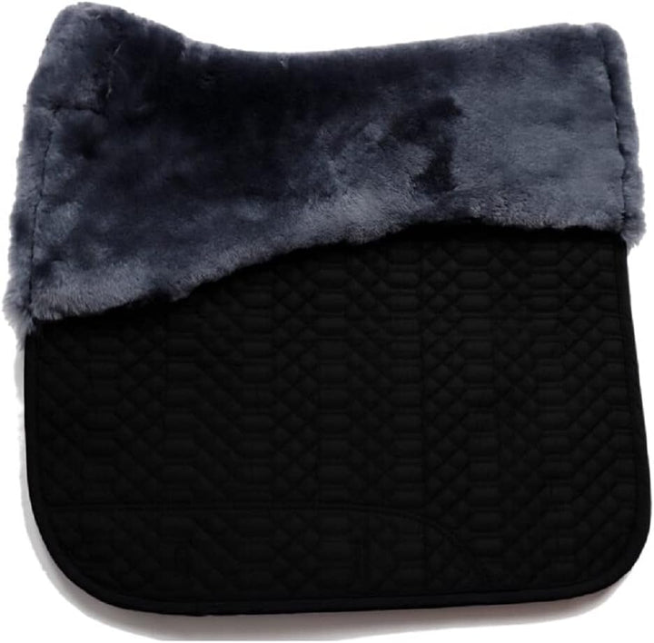 Engel Reitsport Lammfell Schabracke Half Lined SCHABRA1-VSS-SCH-ANT Steppstoff schwarz Fell anthrazi