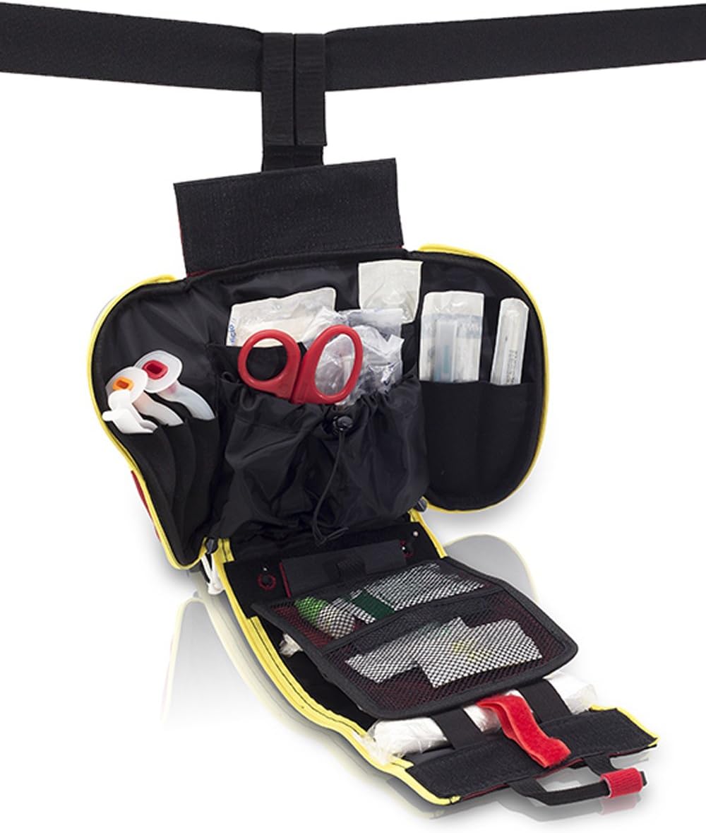 EB QUICKAID'S Oberschenkel-Holster (rot und schwarz) ohne Inhalt (rot)