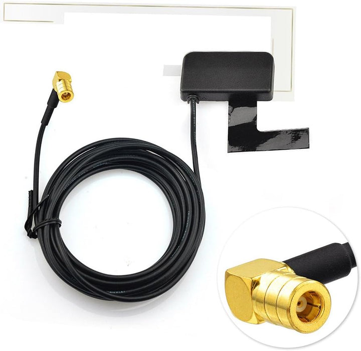 Eightwood DAB Antenne DAB Antenne Auto SMB Digtial DAB Autoradio Antenne mit 3 Meter DAB Scheibenant