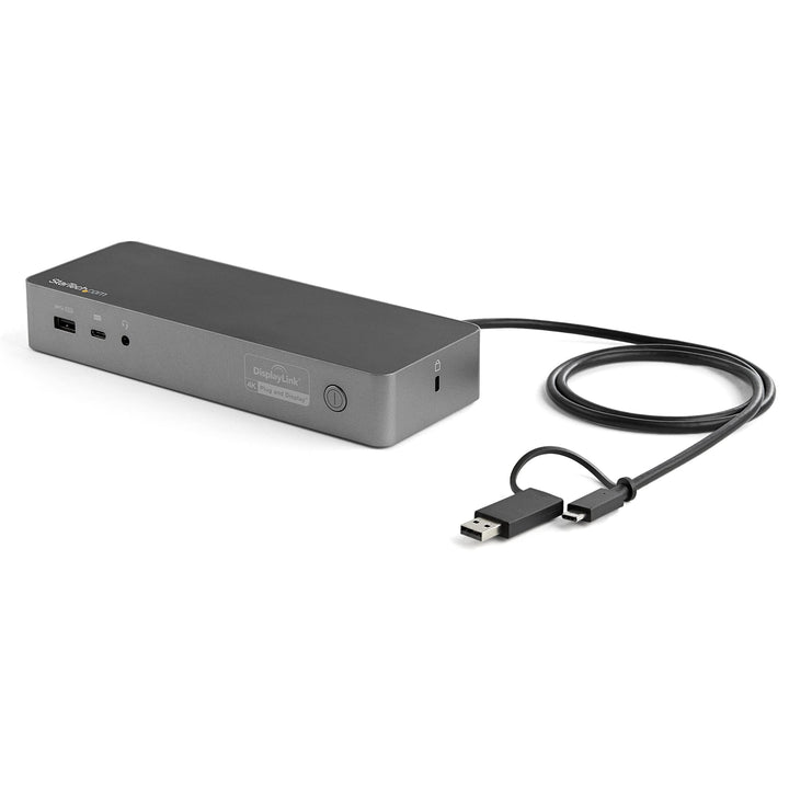 StarTech.com Dockingstation (USB-C & USB-A Dock, Universal, Dual 4K, Mac Windows & Chrome OS)