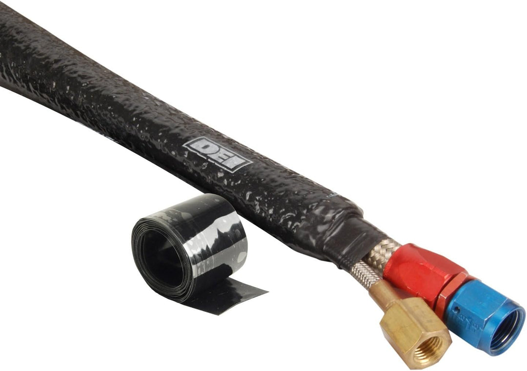 Design Engineering 010473 Feuerschutzhülse und Klebeband Kit Hitzeschutz für Drähte, Schläuche etc,
