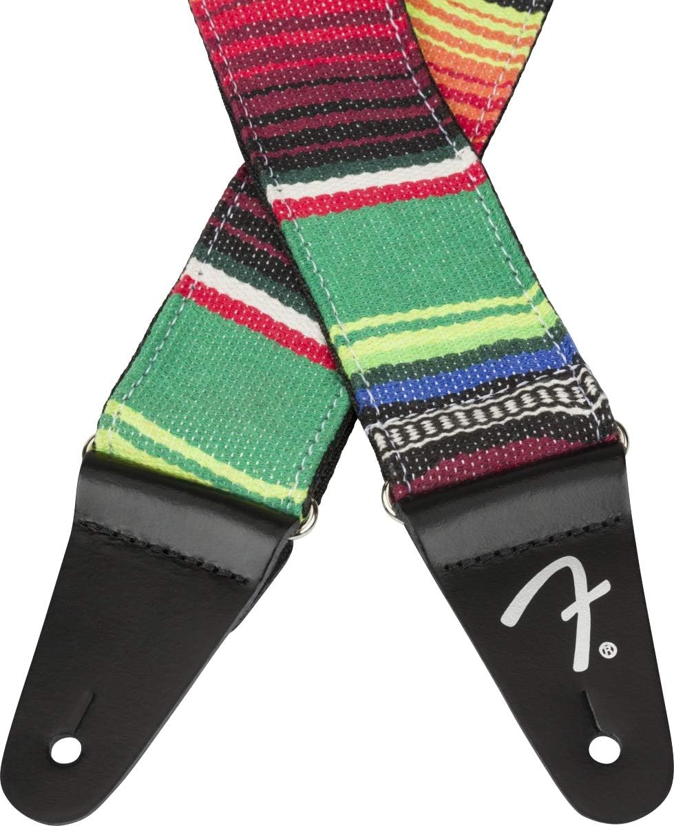 Fender® »SERAPE GUITAR STRAP« Gitarrengurt | Breite: 5cm | Länge: 86-150cm | Farbe: Green Multi Grün
