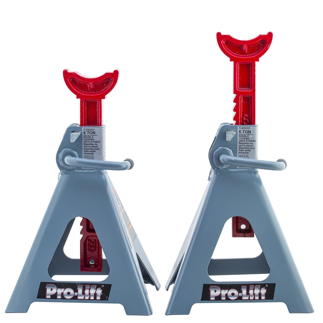 Pro-Lift T-6906D Doppelstift Unterstellbock | Unterstellböcke Kfz - 6 Tonnen, 1 Pack, 18x12 Inch