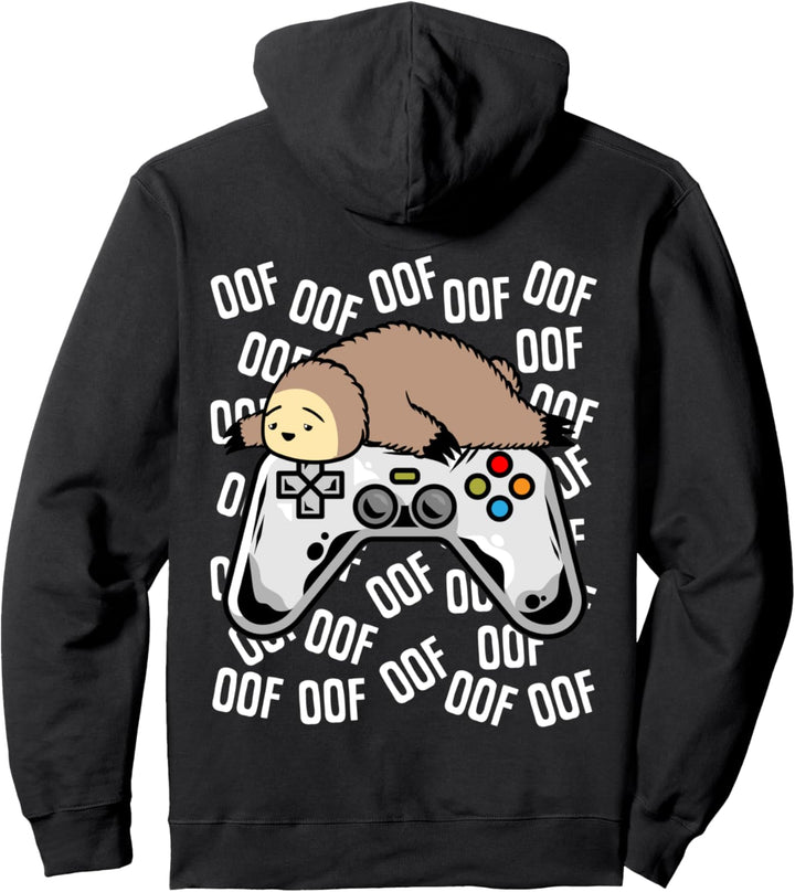 Faultier Videospiel Noob Oof Kinder Jungen Mädchen Geschenk Pullover Hoodie