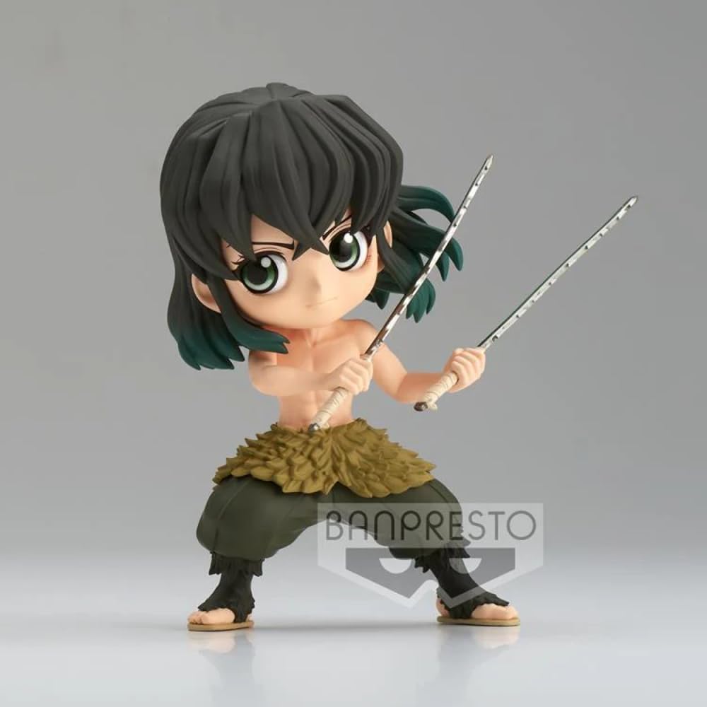 Banpresto Q Posket: Demon Slayer Kimetsu No Yaiba - Inosuke Hashibira Ⅱ (Ver.B) Figure (13cm) (18456