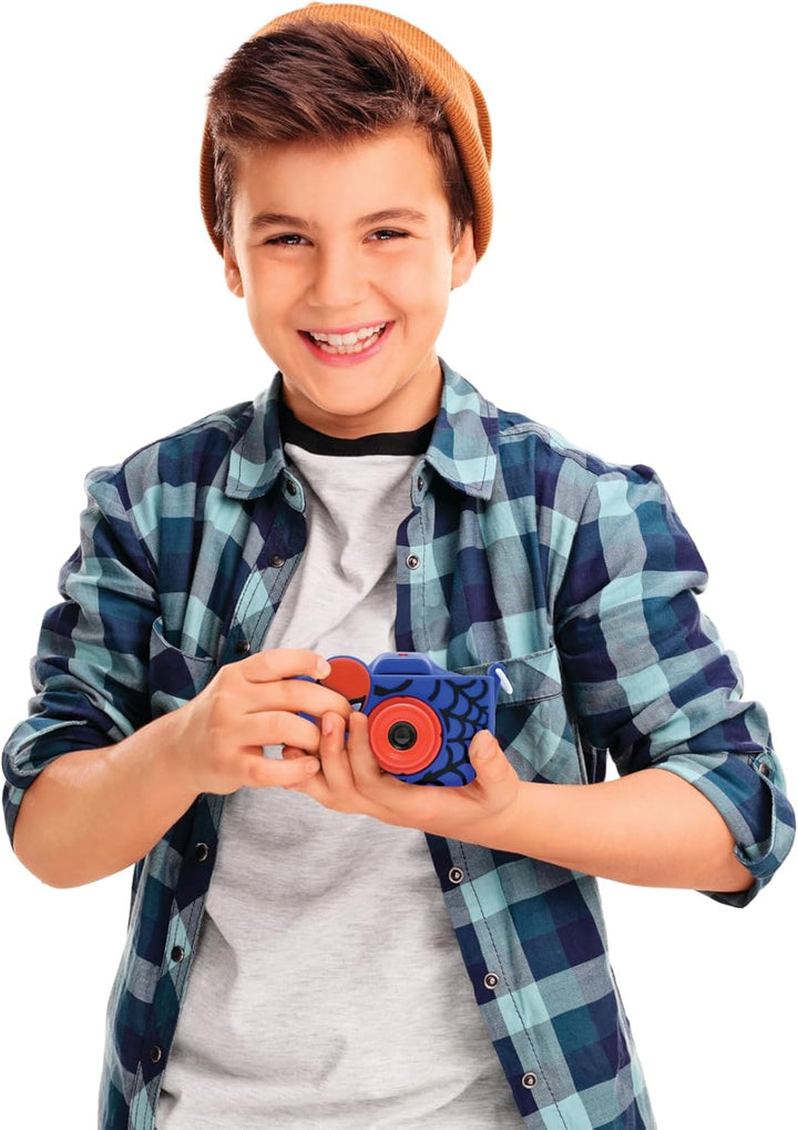 Lexibook, Spider-Man, 4-in-1 Kamera für Kinder mit Schutz, Foto-, Video-, MP3- und Spielfunktionen,
