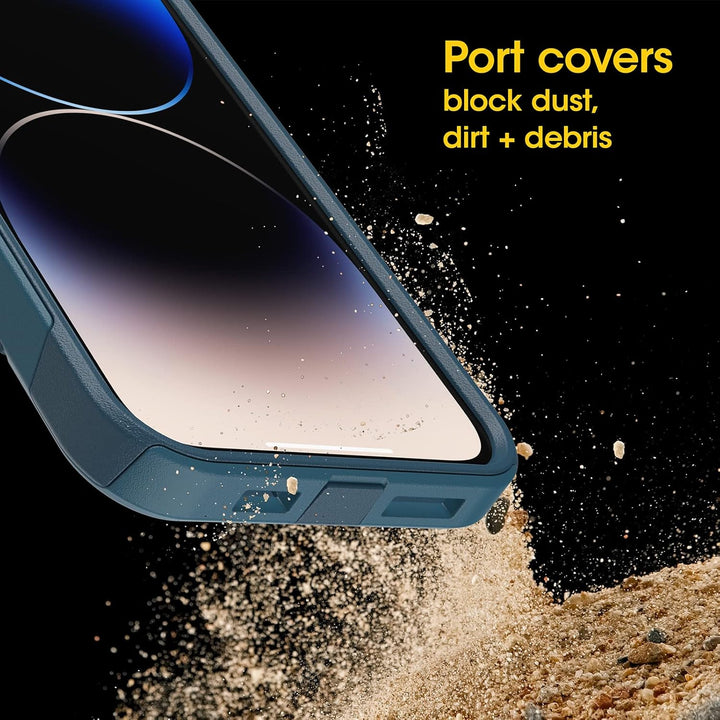 OtterBox Commuter Series for iPhone 14 Pro Max (ONLY) - Dont BE Blue (Blue)