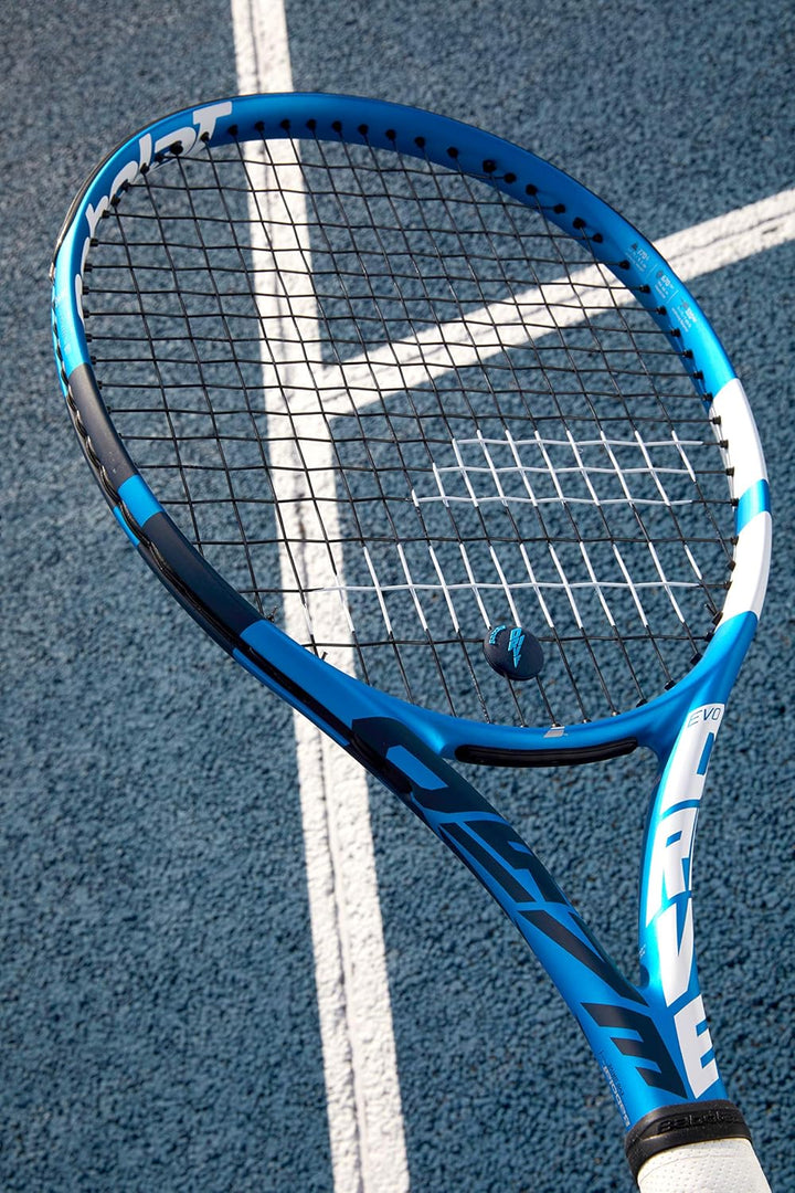 Babolat Evo Drive Strung Tennisschläger für Erwachsene, Unisex, 136-blau, mit Tasche Taille de Grip