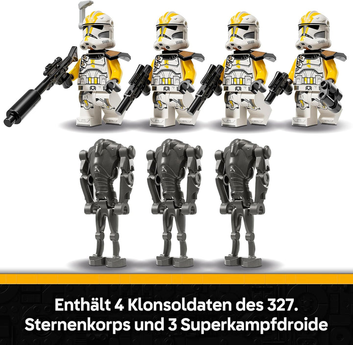 LEGO Star Wars Klonsoldaten des 327. Sternenkorps Battle Pack - Spielzeug für Kinder ab 7 Jahren - M