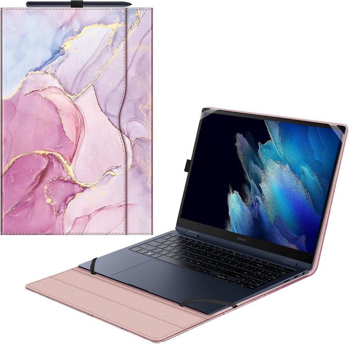 FINTIE Schutzhülle für Samsung Galaxy Book2 Pro 360 NP950QED/Galaxy NP950XED/Galaxy Book NP950QDB/Ga