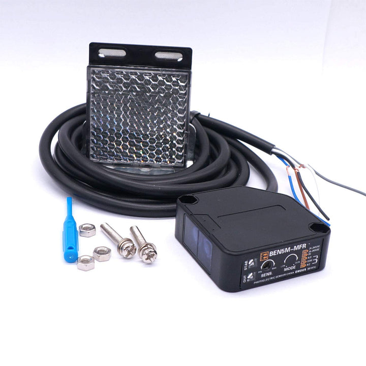 Taiss/Fotoelektrische Sensoren BEN5M 3A 24-240VDC 24-240VAC Retroreflektierende Näherungsschalter In