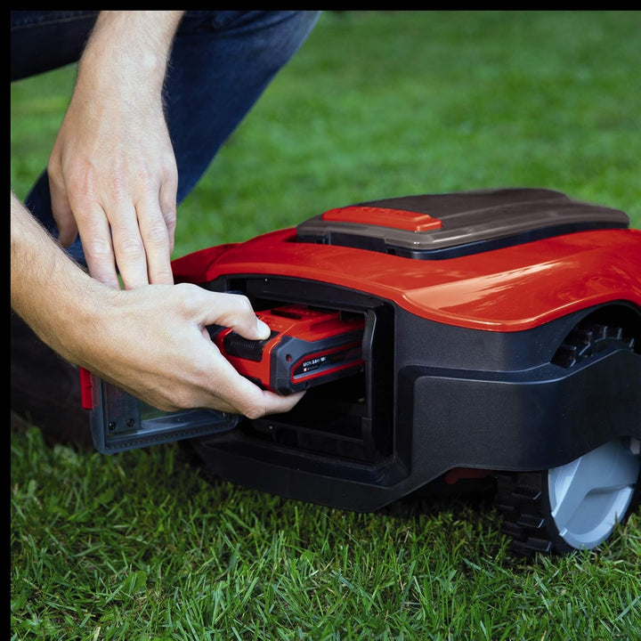 Einhell Roboter-Rasenmäher FREELEXO 900 LCD BT (Lithium-Ionen, 18 V, bis zu 900 m², Multizonenmäher,
