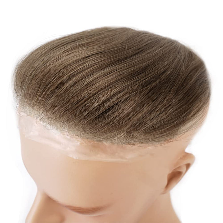 Lordhair Toupet Herren,100% Europäisches Echthaar Herren Toupet Echthaar,V-LOOP Skin Toupet Herren,T
