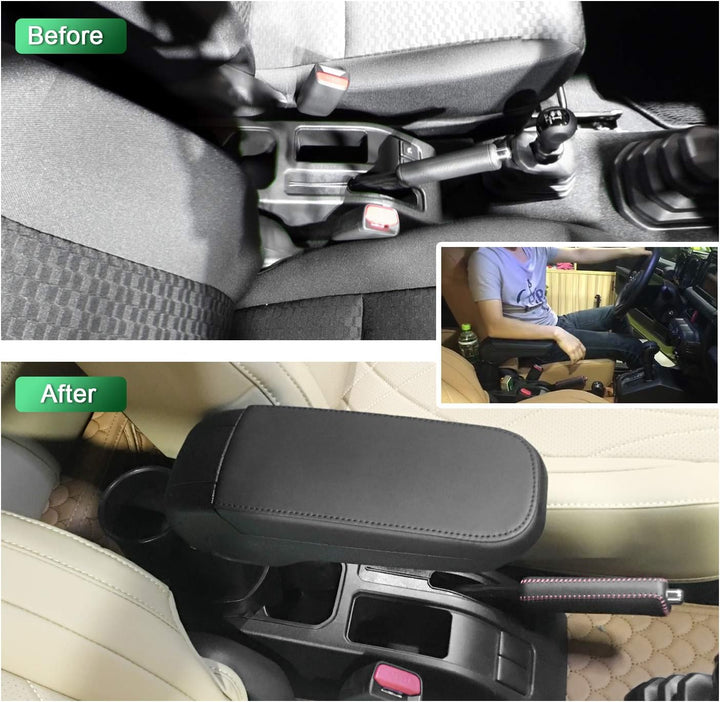 YEE PIN Mittelkonsole Suzuki Jimny JB64 JB74 2018-2023 Zentral Armlehnenbox Einstellbar Müdigkeit Li