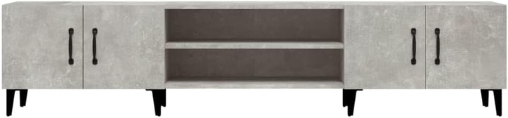 vidaXL TV-Schrank Betongrau 180x31,5x40 cm Holzwerkstoff, Betongrau