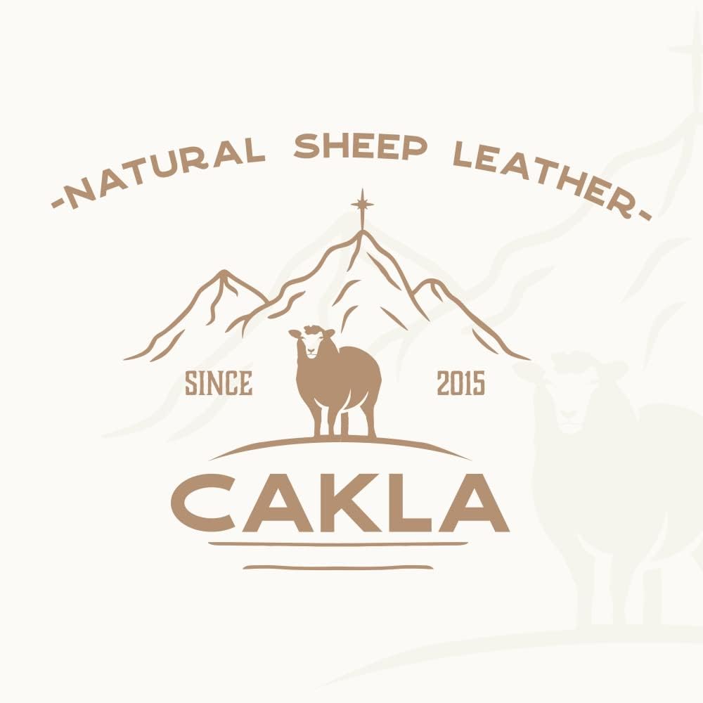 Cakla 100% natürliches Bio Schaffell. Teppich, Zwei Schaffellkotze - weiche und Flauschige Decke, ei